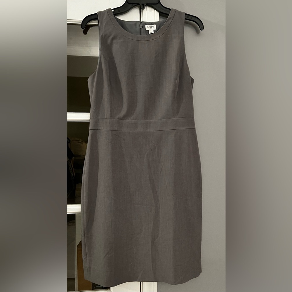 J. Crew Heather Gray Dress, Size 8. NWT.